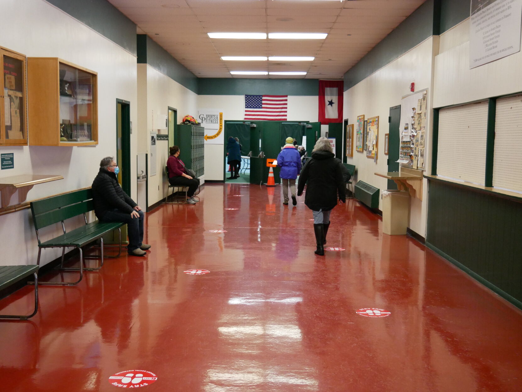Collins Perley, St. Albans Town Polling Place, 11-3-2020